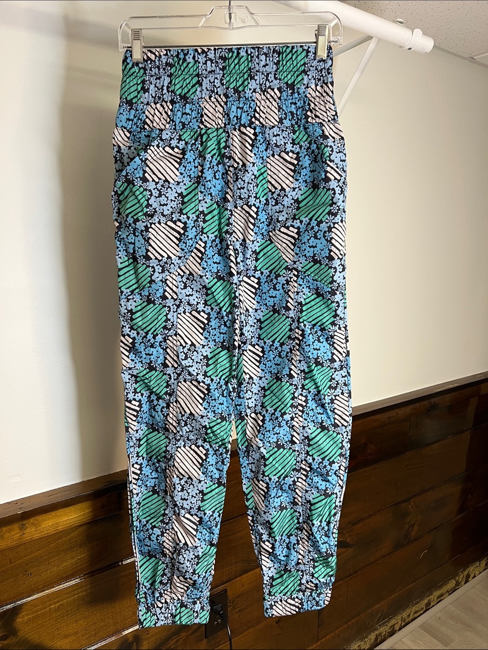 Free People The Way Home Printed Joggers- XS